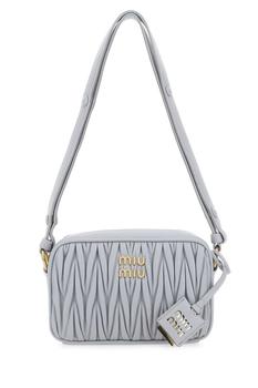 Miu Miu | Miu Miu Matelassé Logo-Plaque Shoulder Bag商品图片,7.2折