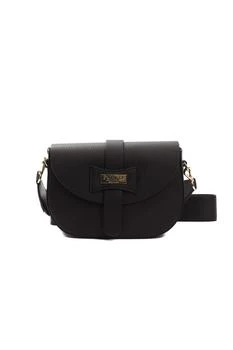 推荐Pompei Donatella Black Leather Crossbody Bag商品