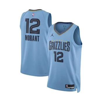 推荐Men's Ja Morant Light Blue Memphis Grizzlies Statement Edition Swingman Jersey商品