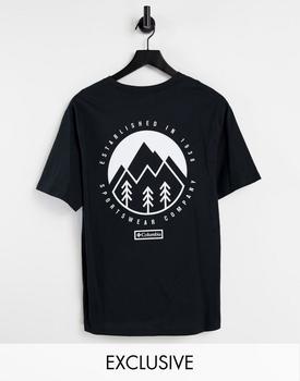 Columbia | Columbia Tillamook t-shirt in black Exclusive at ASOS商品图片,6.8折