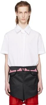 Olly Shinder | White Vanishing Tie Shirt,商家Ssense US,价格¥3429