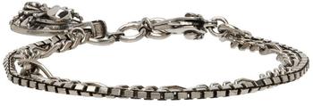 Alexander McQueen | Silver Spider Skull Chain Bracelet商品图片,独家减免邮费