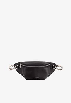 Alexander McQueen | Logo Print Leather Belt Bag,商家Thahab,价格¥5123