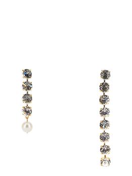 商品Magda Butrym | Magda Butrym Asymmetrical Crystal Earrings,商家Italist,价格¥2555图片