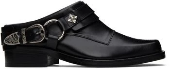 推荐SSENSE Exclusive Black O-Ring Loafers商品