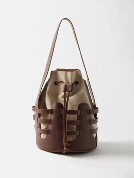 推荐Basket medium leather shoulder bag商品