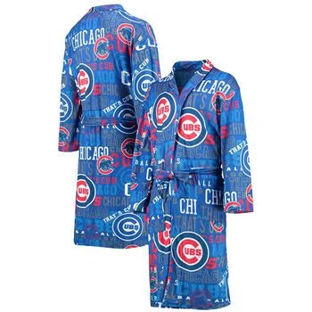 推荐Men's Royal Chicago Cubs Ensemble Microfleece Robe商品