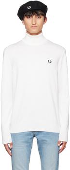 Fred Perry | Off-White Roll Neck Turtleneck商品图片,4.9折