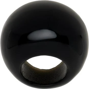 Sophie Buhai | Black Onyx Donut Ring,商家SSENSE HK,价格¥4902