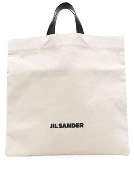 Jil Sander | JIL SANDER Logo-print tote bag商品图片,7.4折