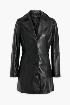 商品Muubaa | Aline leather coat,商家THE OUTNET US,价格¥2288图片