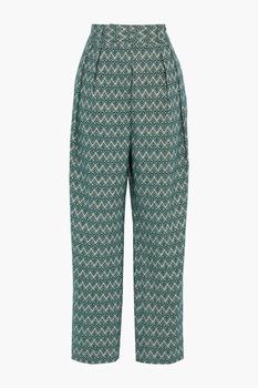 Acne Studios | Cotton-blend jacquard straight-leg pants商品图片,