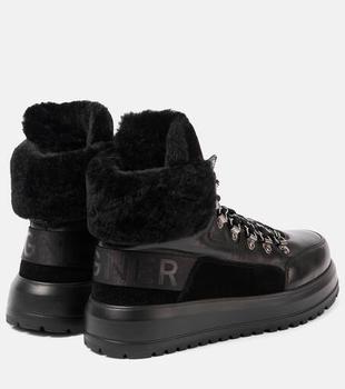 【Bogner】 Shearling-trimmedレザーブーツ Bogner Shearling-trimmed leather boots Bogner