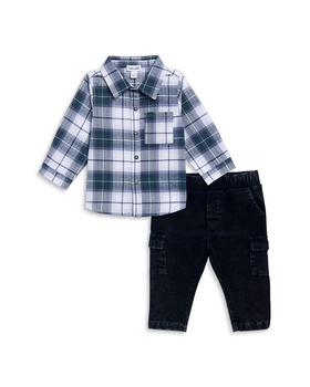 商品Splendid | Boys' Cowboy Flannel Shirt & Pants Set - Baby,商家Bloomingdale's,价格¥421图片