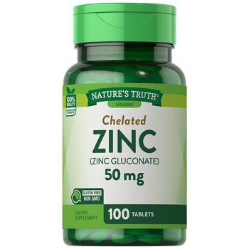 商品Chelated Zinc (Zinc Gluconate) 50 mg图片