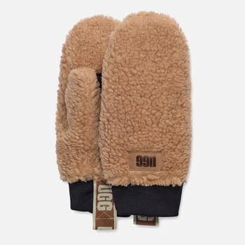 推荐UGG Logo-Detailed Fleece Mittens商品