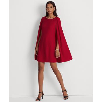 女装拉夫劳伦连衣裙, Ralph Lauren | Women's Cape Georgette Cocktail Dress商品图片 