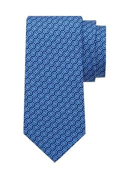 Salvatore Ferragamo | Trofeo Silk Tie,商家Saks Fifth Avenue,价格¥1770