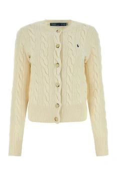 Ralph Lauren | Polo Ralph Lauren Pony Embroidered Cable-Knit Cardigan,商家Cettire,价格¥1850