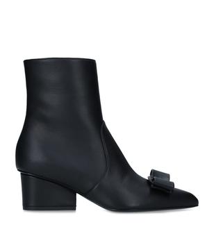 菲拉格慕鞋女靴, Salvatore Ferragamo | Leather Vince Ankle Boots 55商品图片 