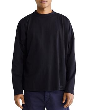 推荐Standards Compact Cotton Solid Long Sleeve Tee商品