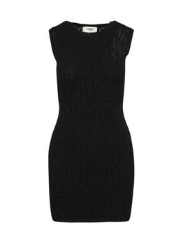 Fendi | Fendi Allover FF Motif Sleeveless Crewneck Dress商品图片,8折×额外9折, 额外九折