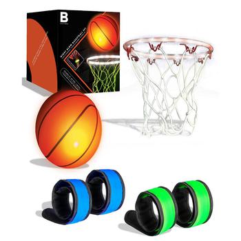 商品Black Series | Night Glow Basketball Set, LED Light-Up Ball Net and Wristbands,商家Macy's,价格¥573图片