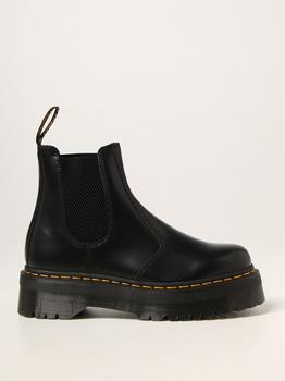 dr. martens切尔西北京, Dr. Martens | Dr. Martens Chelsea boots in shiny leather商品图片 