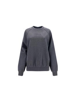 Prada | Prada Women's  Grey Other Materials Sweatshirt商品图片,7.4折