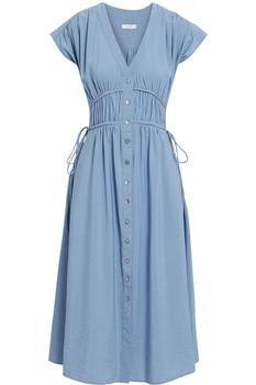 product Jacqueline shirred woven midi dress image