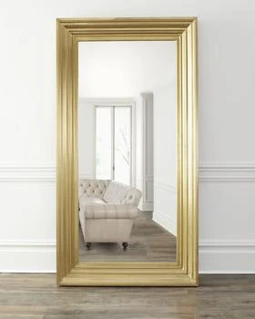 Beryl Brass Clad Floor Mirror,商家Neiman Marcus,价格¥16993