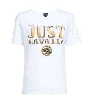Just Cavalli | Just Cavalli Logo-Printed Crewneck T-Shirt商品图片,6.2折起
