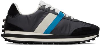 菲拉格慕男鞋板鞋, Salvatore Ferragamo | Gray Paneled Sneakers商品图片 额外8.5折, 额外八五折