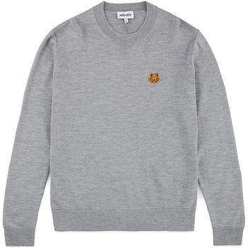 kenzo卫衣好不好, Kenzo | Tiger Crest Knit Pullover Sweater - Dove Grey商品图片 4.9折×额外9折, 额外九折