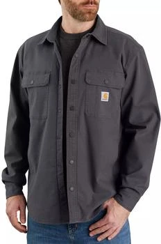 推荐Carhartt Men's Canvas Fleece Lined Shirt Jacket商品