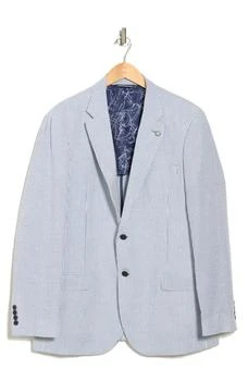 推荐Seersucker Stripe Cotton Blend Jacket商品