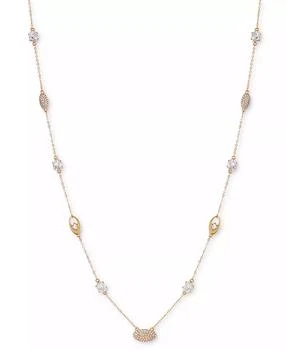 Tahari | Gold-Tone Crystal & Open Oval 36" Strand Necklace,商家Macy's,价格¥389