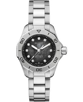 推荐Tag Heuer Aquaracer Professional 200 Date Black Diamond Dial Steel Women's Watch WBP2410.BA0622商品