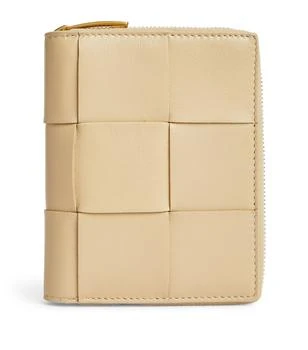 Bottega Veneta | Leather Intreccio Zip-Around Wallet 