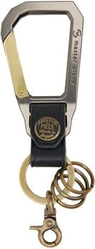 master-piece | Black Carabiner Keychain,商家Ssense US,价格¥383