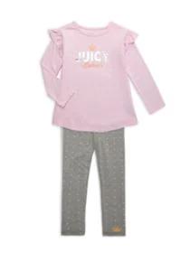 product Baby Girl's 2-Piece Top & Leggings Set image