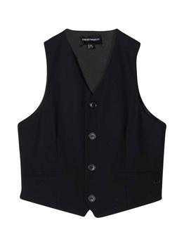 商品Emporio Armani | Emporio Armani Blue Vest Boy,商家Italist,价格¥1263图片