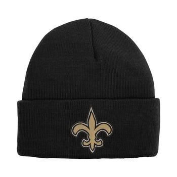 推荐Youth Black New Orleans Saints Basic Cuffed Knit Hat商品