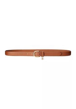 ralph lauren 女, Ralph Lauren | Charm Saffiano Leather Belt商品图片 