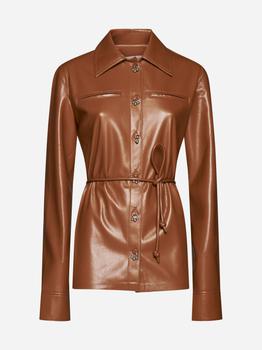 Nanushka | Elida vegan leather shirt商品图片,