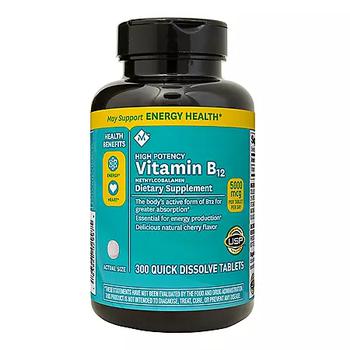 推荐Member's Mark High Potency Vitamin B12 Methylcobalamin (300 ct.)商品
