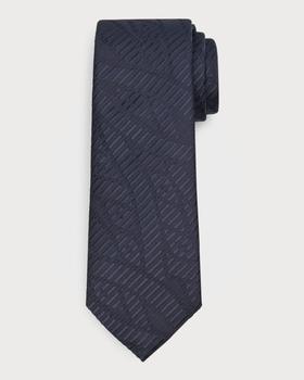 商品Emporio Armani | Men's Tonal Jacquard Silk-Cotton Tie,商家Neiman Marcus,价格¥1026图片