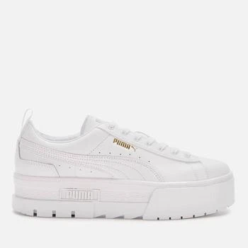 推荐Puma Women's Mayze Flatform Trainers - Puma White商品