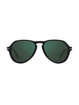 商品David Beckham | 145MM Aviator Sunglasses,商家Saks Fifth Avenue,价格¥1482图片