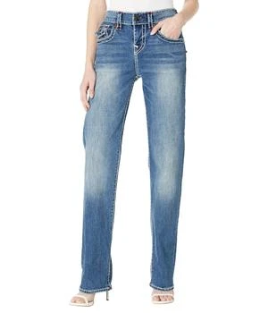True Religion | Ricky Relaxed Straight Flap Super T in Medium Wash,商家Zappos,价格¥711